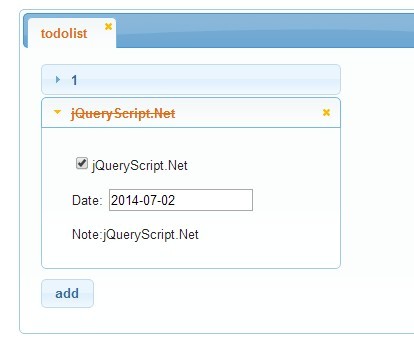 jQuery Todolist